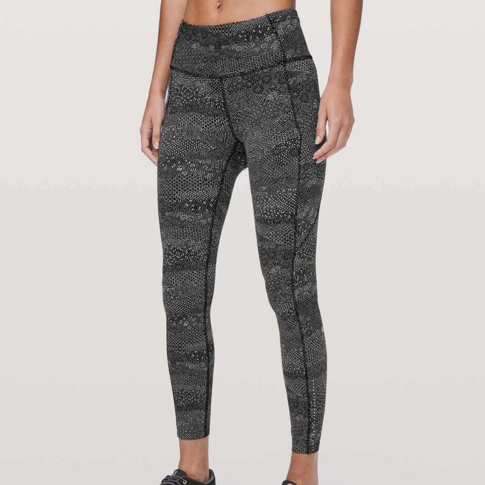 Lululemon Fast & Free 7/8 Tight II Nulux 25” size 12